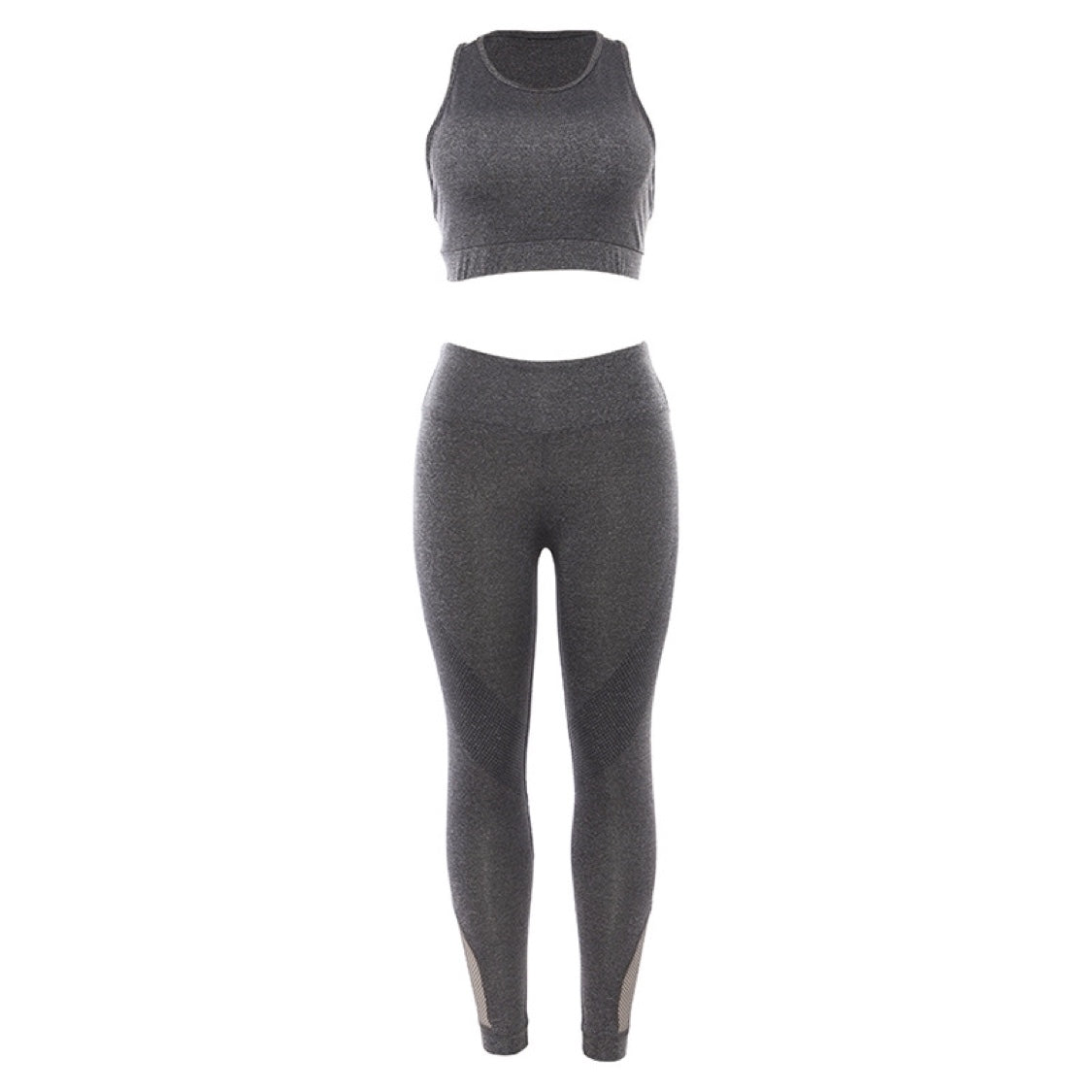 Women's Floral Print Yoga Set with Bra and Pants