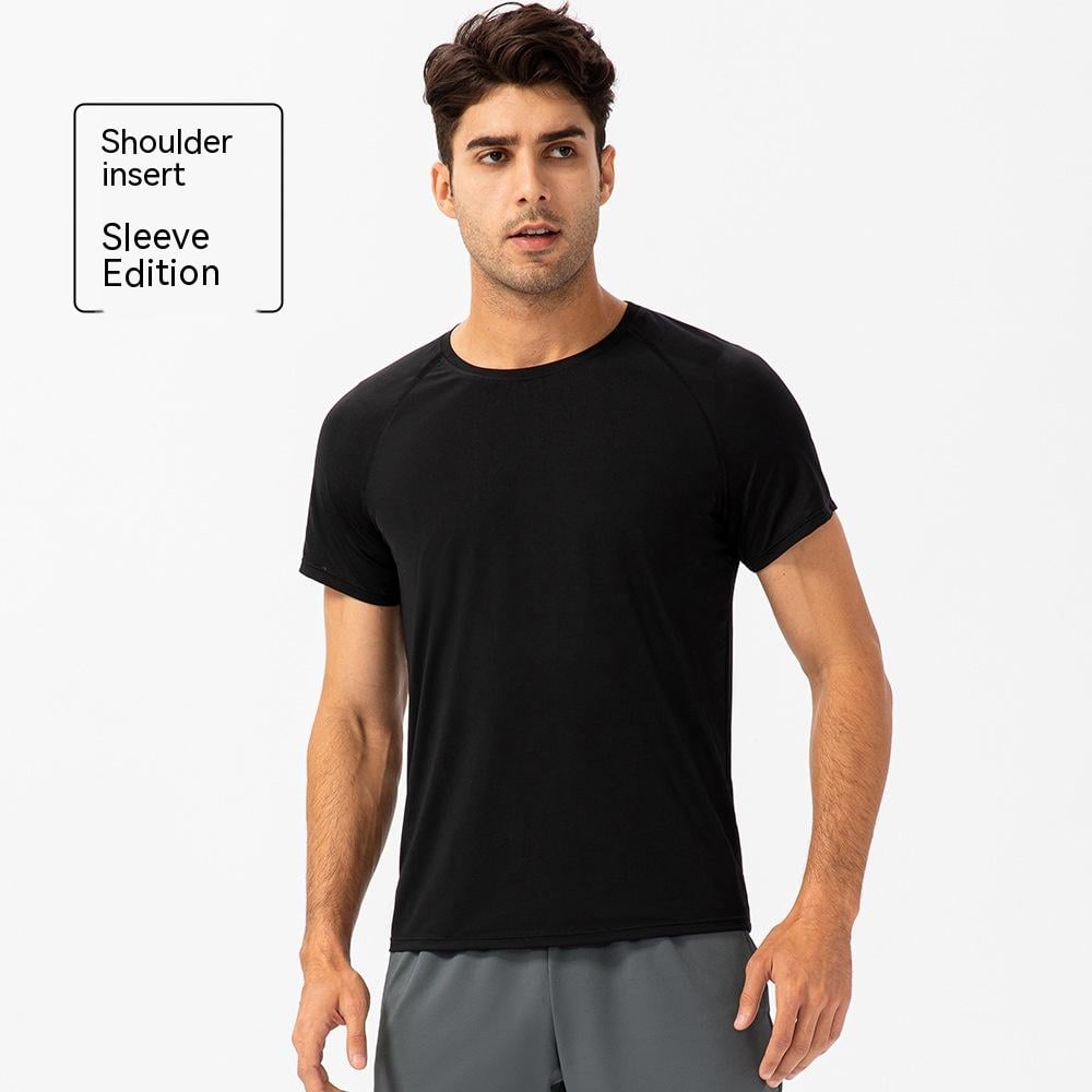 Men's Quick-Dry Breathable Round Neck Sports T-Shirt