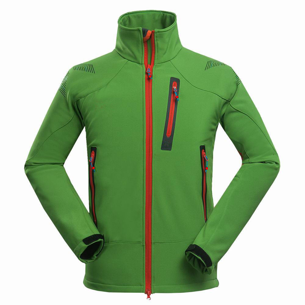 Men's Outdoor Softshell Jacket for Camping and Hiking