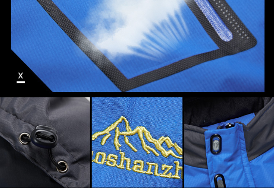 Thick Warm Men's Softshell Jacket with Fleece Lining