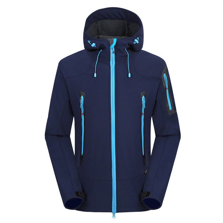Sports Softshell Jacket with Composite Fleece