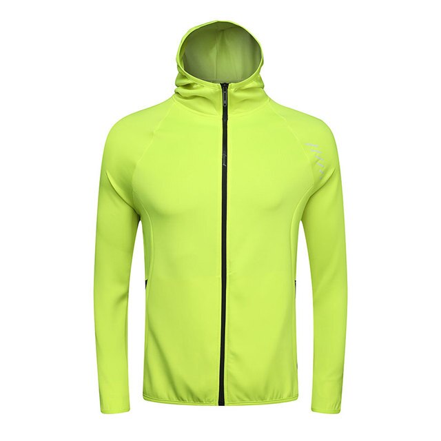 Men's Reflective Hooded Running Jacket for Activewear
