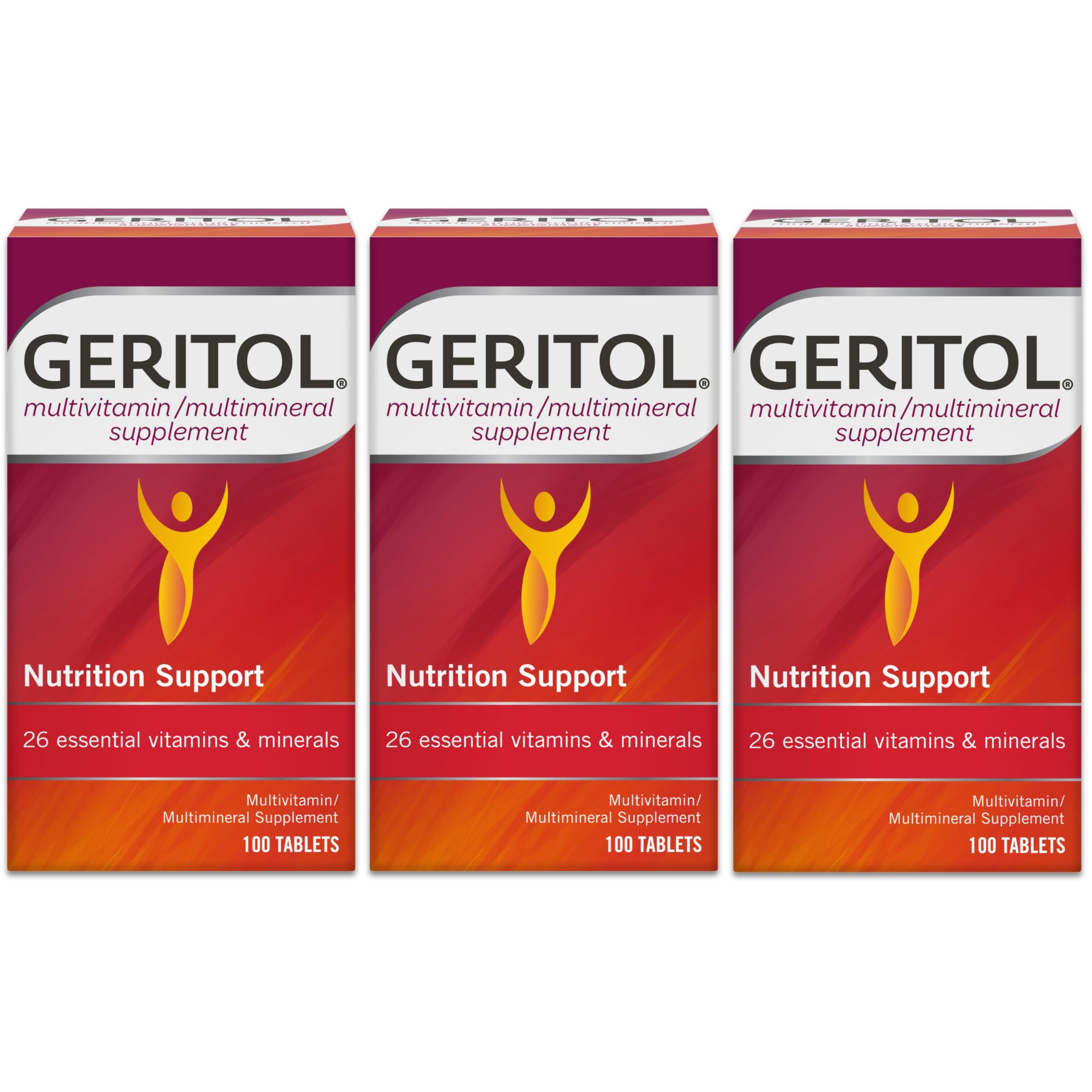 Geritol Multivitamin Supplement 3 Pack