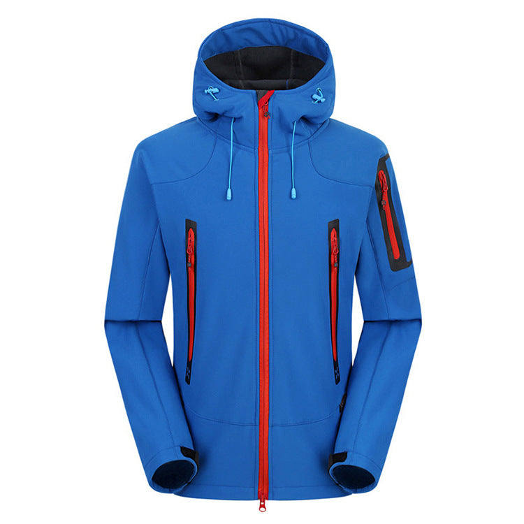 Sports Softshell Jacket with Composite Fleece
