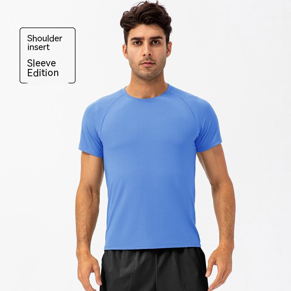 Men's Quick-Dry Breathable Round Neck Sports T-Shirt