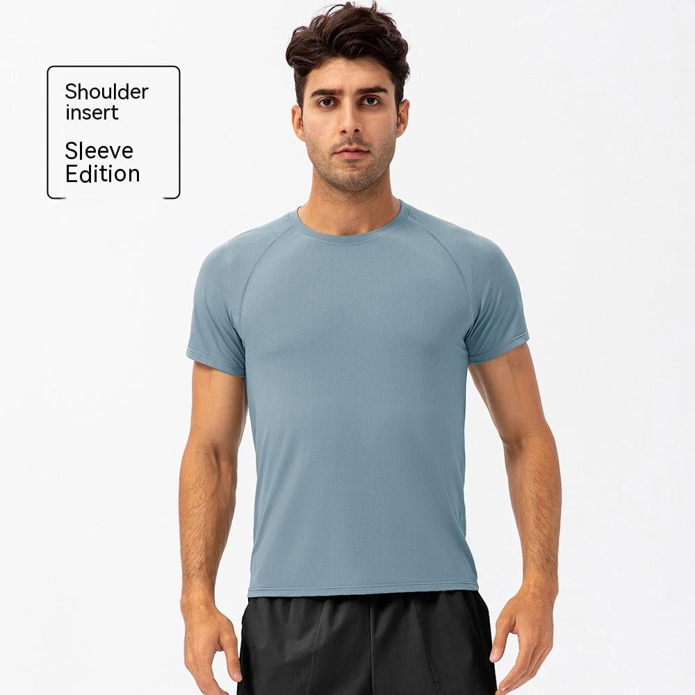 Men's Quick-Dry Breathable Round Neck Sports T-Shirt