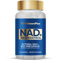 TOPNaturePlus NAD+ Supplement 1000 mg NAD+ Resveratrol Supplement Energy Booster Supplement Support DNA Repair & Health Aging 120 Capsules