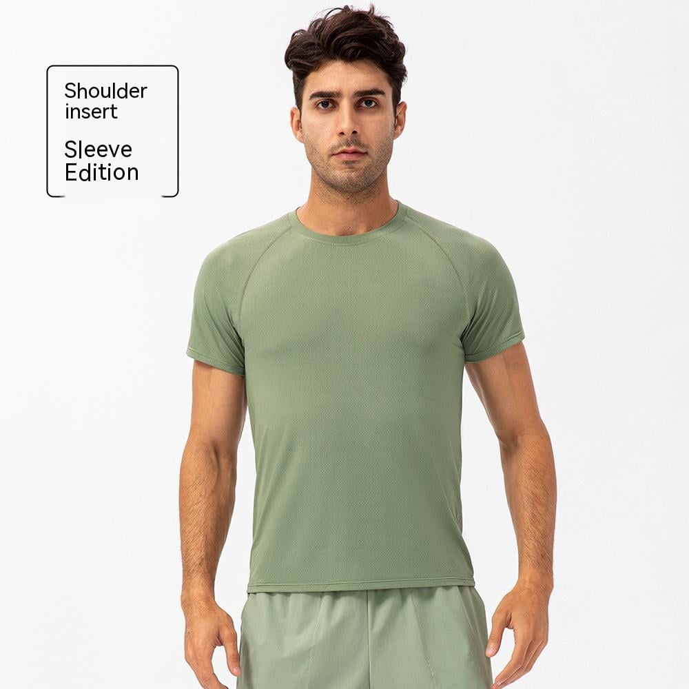 Men's Quick-Dry Breathable Round Neck Sports T-Shirt