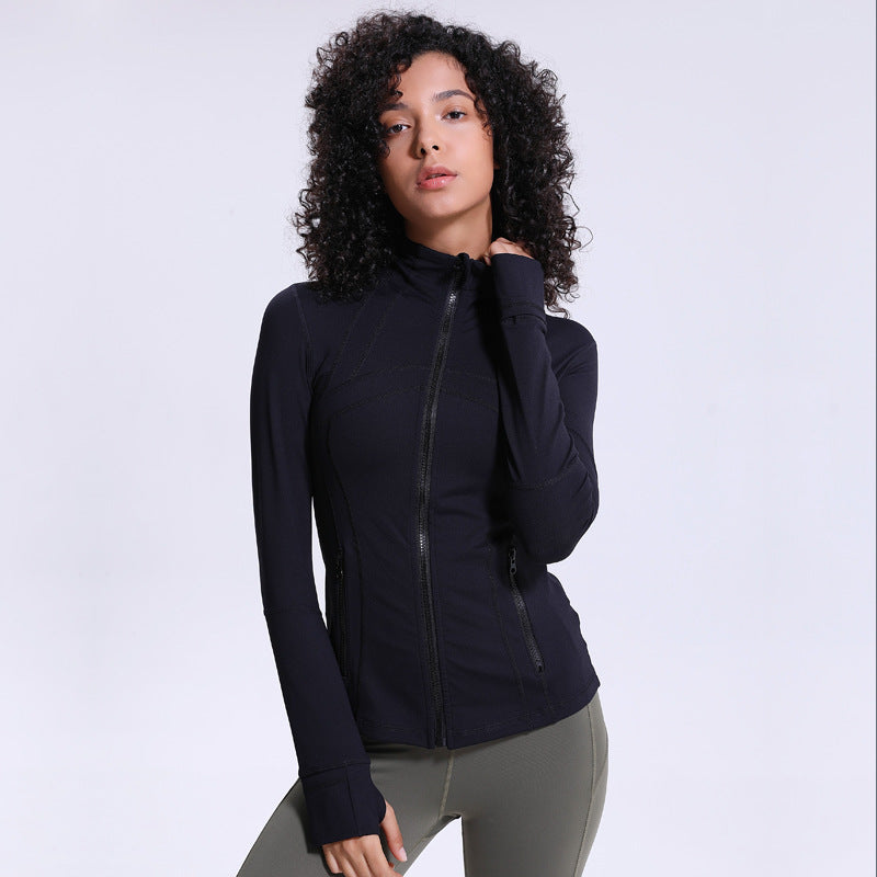 2020 Women's Yoga Jacket - Slim Fit Long Sleeve Zip