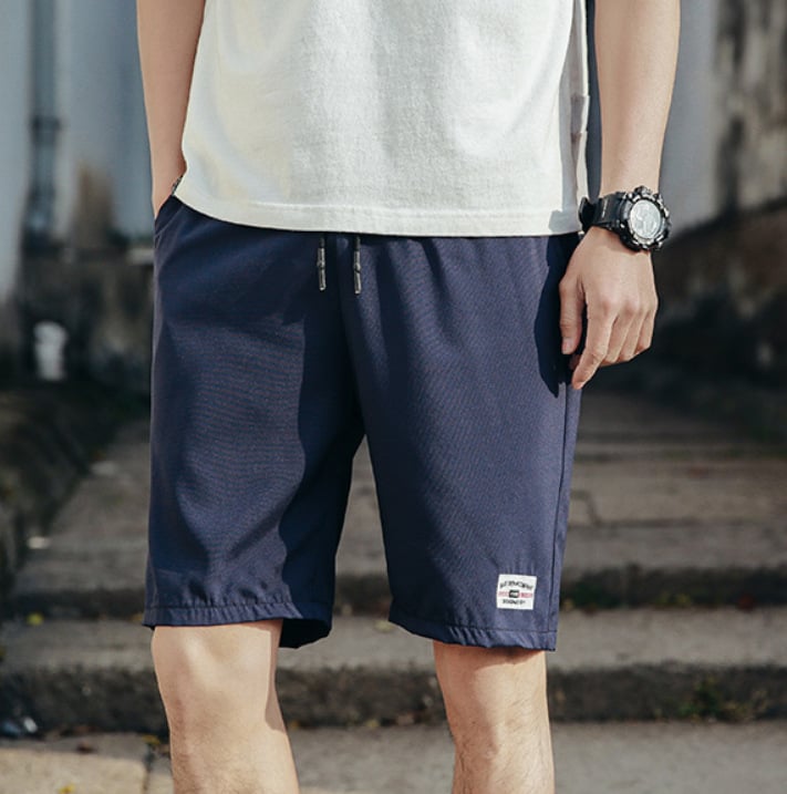 Trendy Loose Casual Five-Point Sports Overalls Pants
