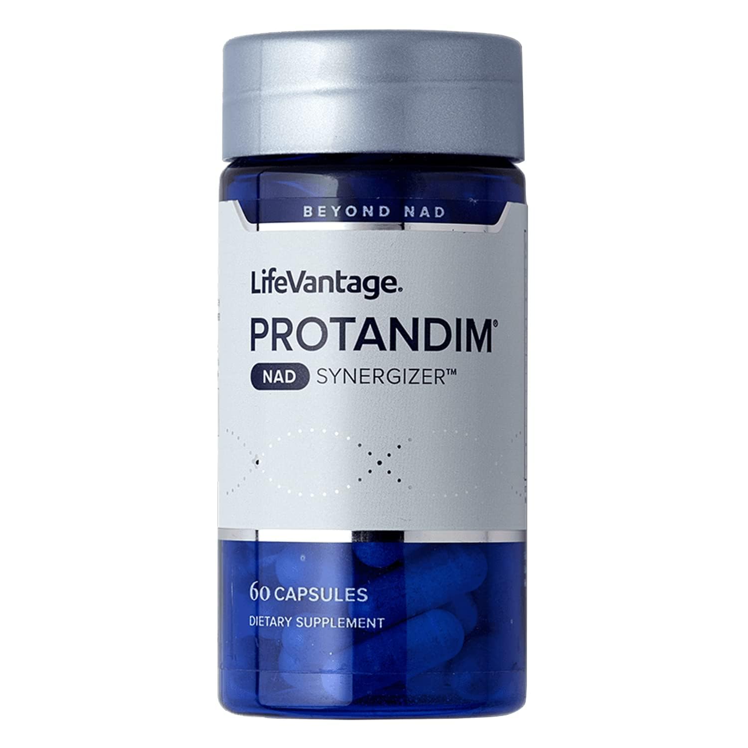 LifeVantage Protandim NAD Synergizer 60 Capsules NAD Supplement Supports a Healthy Vascular System Energy Supplements and Focus Vitamins NAD Supplements for Cellular Waste and Overall Health