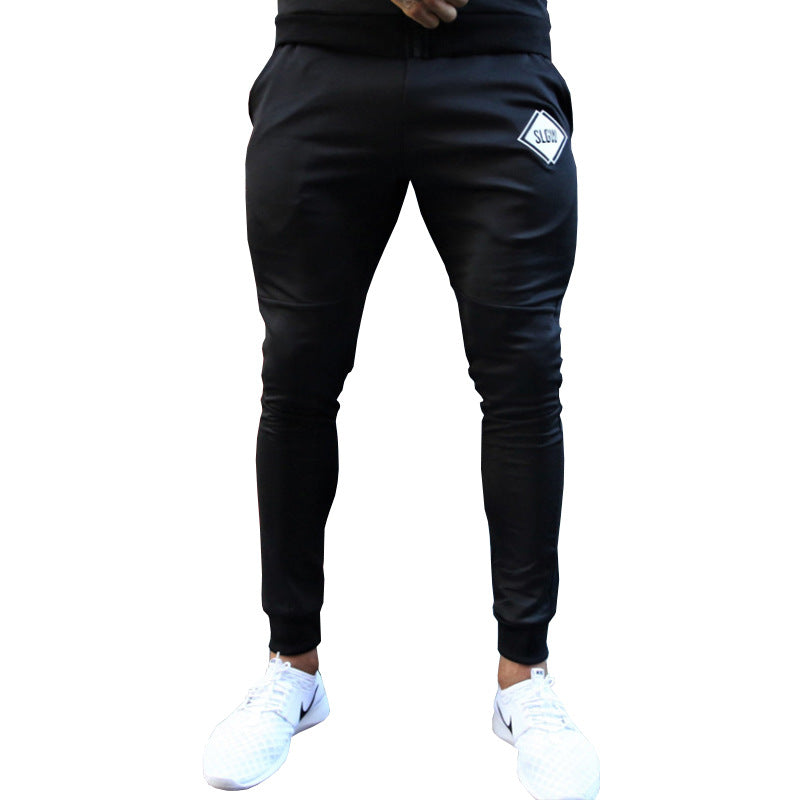 Sporty Tapered Fitness Pants for Active Wear
