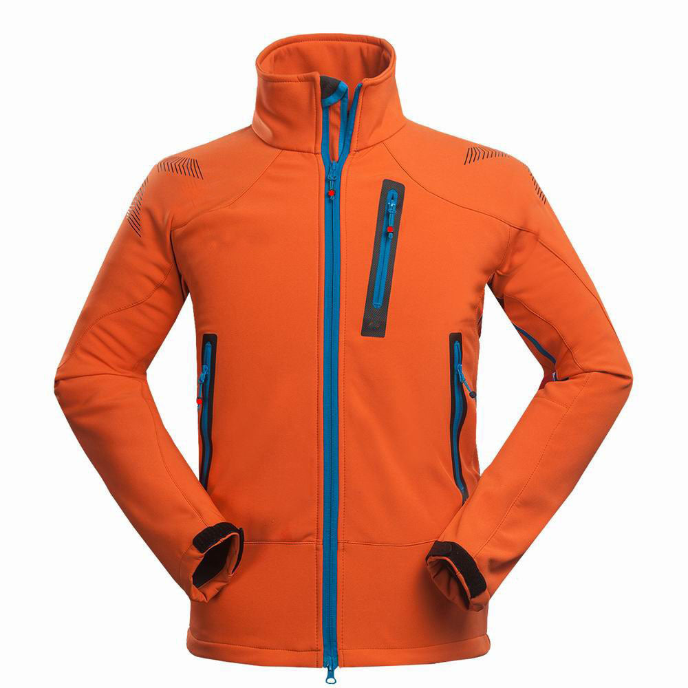 Men's Outdoor Softshell Jacket for Camping and Hiking