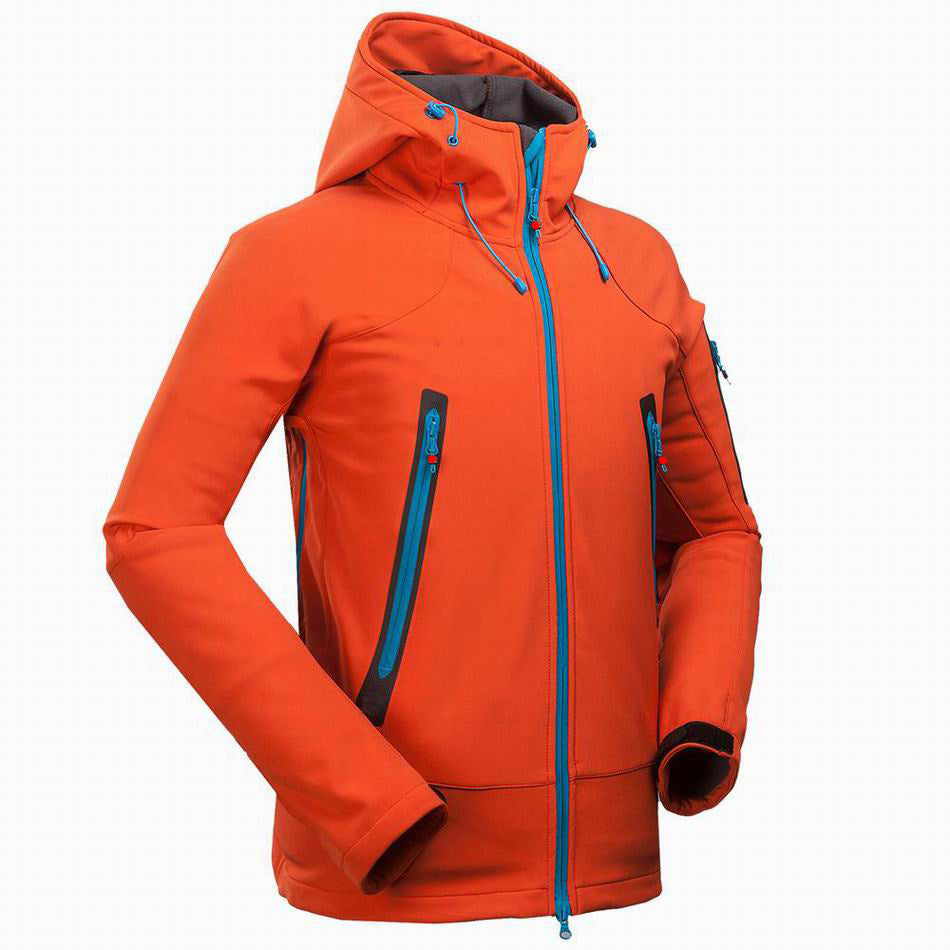 Sports Softshell Jacket with Composite Fleece