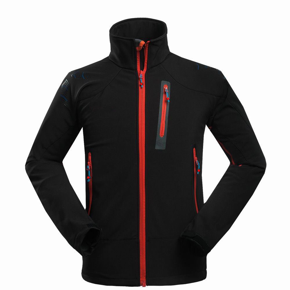 Men's Outdoor Softshell Jacket for Camping and Hiking