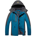 Thick Warm Men's Softshell Jacket with Fleece Lining