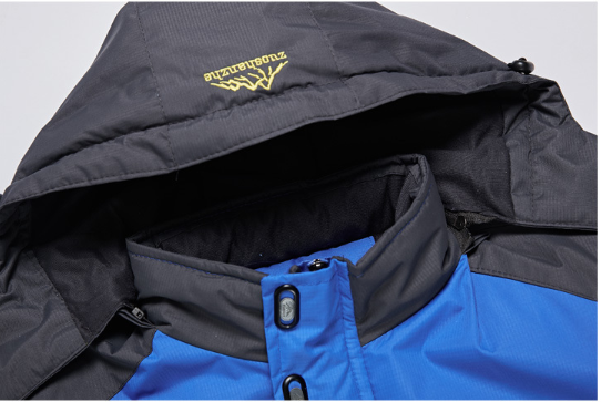 Thick Warm Men's Softshell Jacket with Fleece Lining