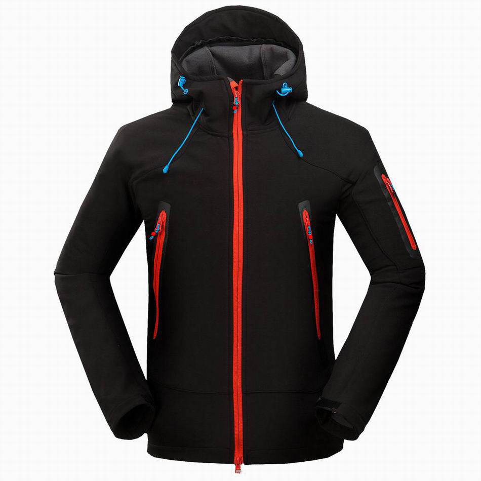 Sports Softshell Jacket with Composite Fleece