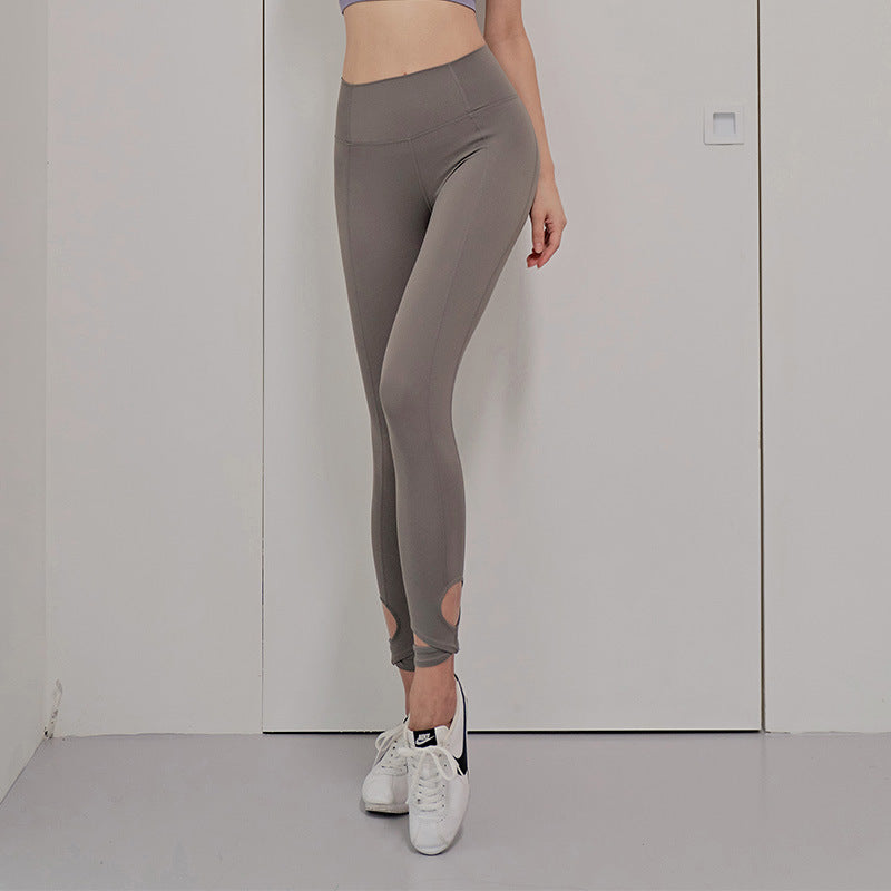 Tight-fitting Nine-point Fitness Pants for Active Wear