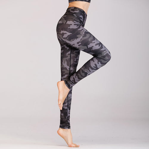 Camouflage High Waist Yoga Pants for Activewear