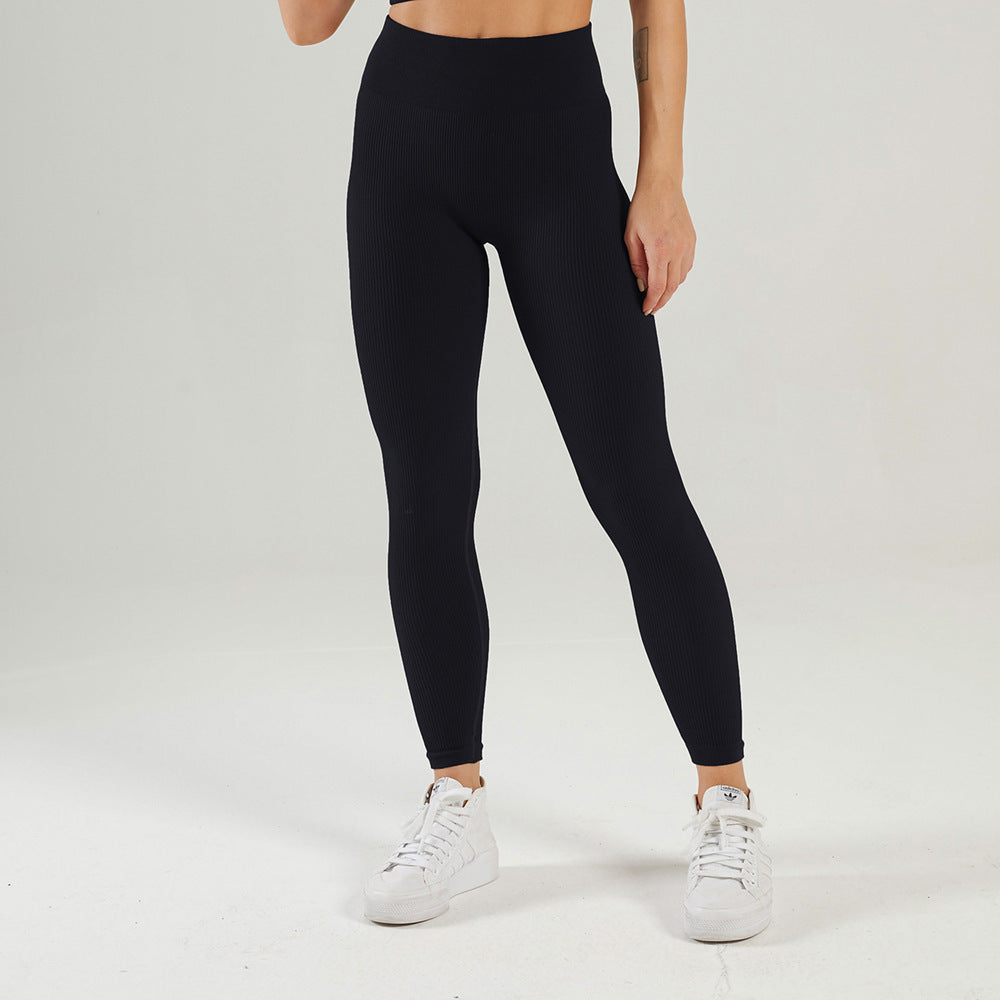 Seamless High-Stretch Sports Bra and Yoga Set