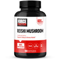 FORCE FACTOR Reishi Mushroom Supplement Stress Relief Supplement and Sleep Support Supplement Made with Reishi Mushroom Extract Vegan No Gelatin Non-GMO 100 Vegetable Capsules