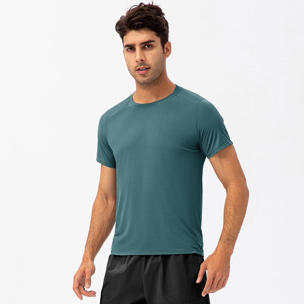 Men's Quick-Dry Breathable Round Neck Sports T-Shirt