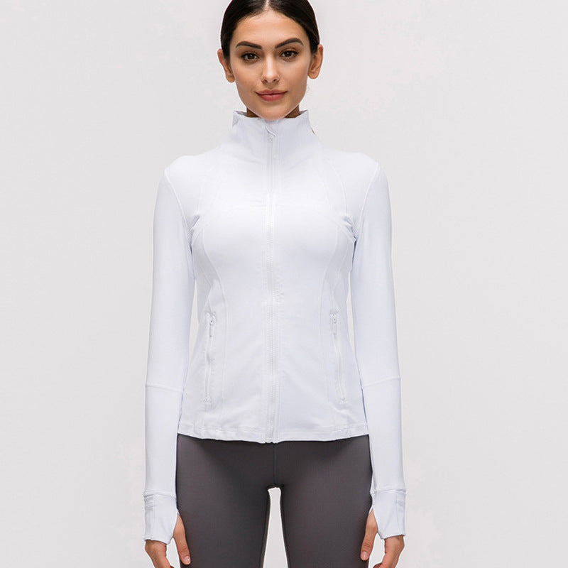 2020 Women's Yoga Jacket - Slim Fit Long Sleeve Zip