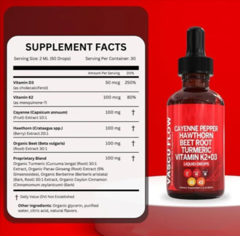 Vitamin D3 K2 + Hawthorn Drops